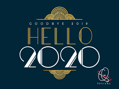 Goodbye 2019. Hello 2020! 2020 decade graphic design new year new year day roaring 20s t shirt design