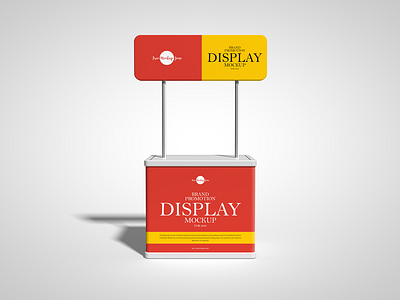 Free Brand Promotion Display Mockup banner banner mockup branding display mockup download font free free mockup freebie identity logo mock up mockup mockup free mockup psd mockups print psd stationery template