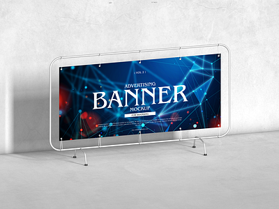 Free Advertising Banner Mockup For Branding Vol 2 banner mockup banners banners mockup branding download font free free mockup freebie identity logo mock up mockup mockup free mockup psd mockups print psd stationery template