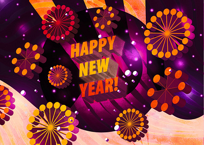 Happy New Year! 2020 design graphic design happynewyear illustration illustrator newyears photoshop typography vector