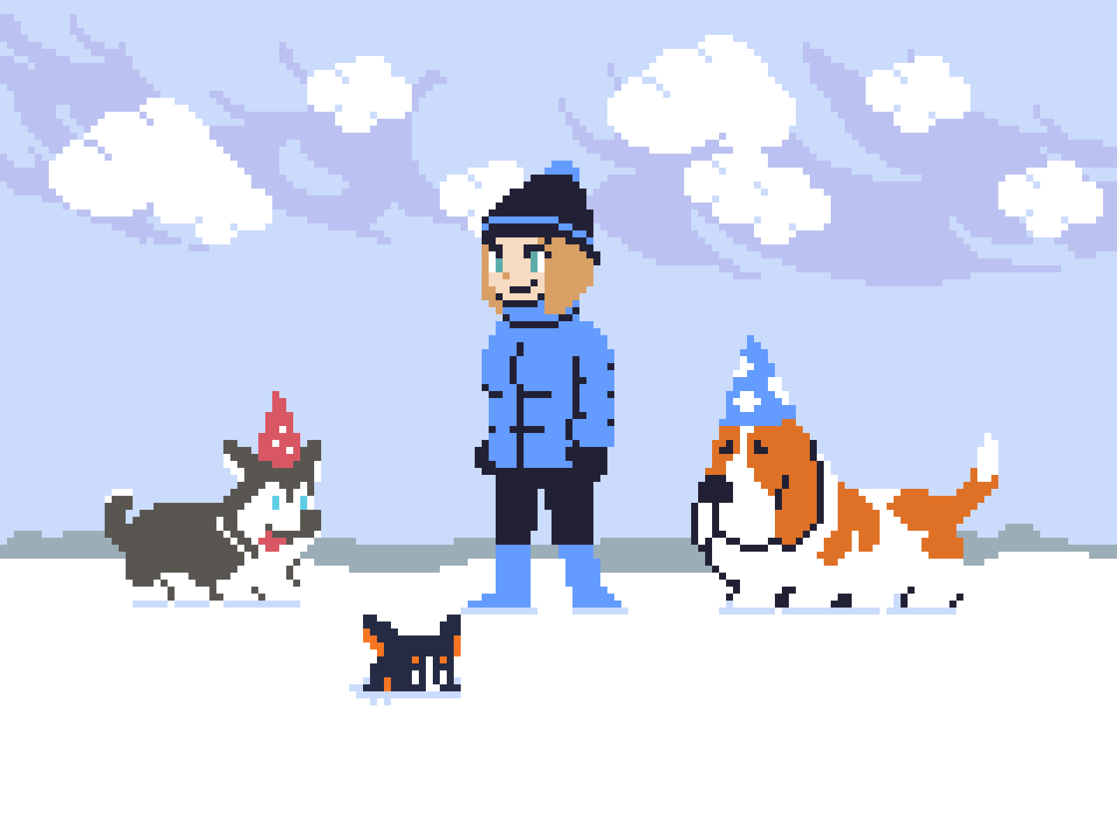 96 Happy New Year 8bit animation corgi cute dog fofo gameart happynewyear happynewyear2020 happynewyears kawaii lindo newyear pets pixelart pixelpets retro woof ドット絵