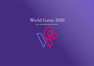 world game 2020 design icon illustration logo typography