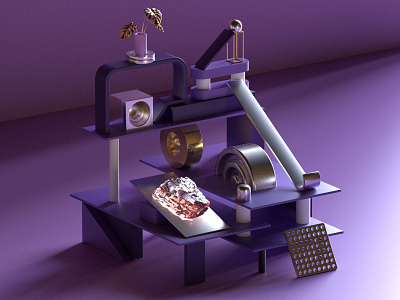 Architecture cinema4d design mircavad mirjavadfatullayev.com motiondesignschool redshift