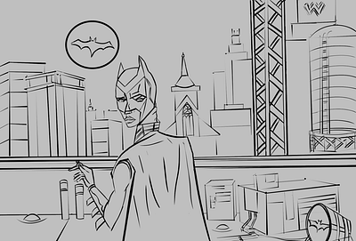 Batwoman - Inktober Day 1 art art challenge artwork batwoman comic dc dccomics digital art digital illustration digitalart drawing drawing challenge drawing ink drawingart fanart illustration illustration art illustration digital inktober sketch