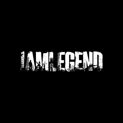 I AM Legend DayZ Logo art branding design flat icon illustrator lettering logo typography vector