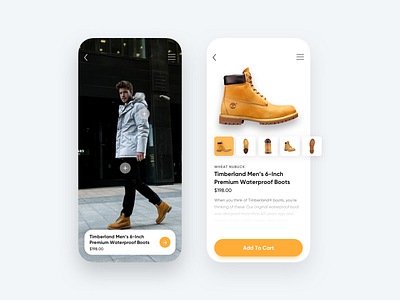 Timberland 6-Inch Boot sketch sketchapp ui ui design uiux user experience design user interface user interface design ux ux design