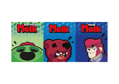 Schoolmelk brawlstars graphicdesign packaging