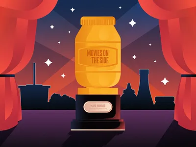 Movies on the Side MAYO awards awards camera curtains hollywood ketchup lights mayo movies mustard new new year oscars podcast podcast art podcasting popcorn show soda special stars