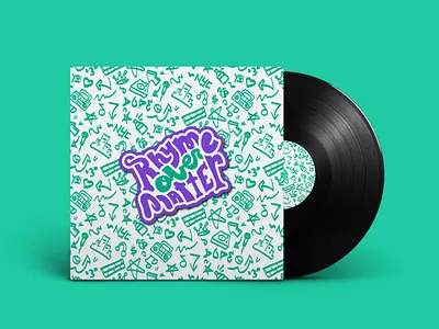 Vinyl Mockup brand design brand identity design hip hop illustration logo photoshop vector
