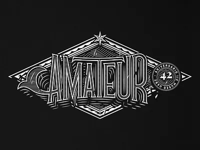 Amateur Lettering illustration lettering san diego texture