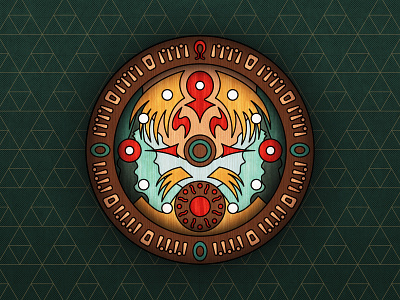 Clock Tower clock illustration majoras mask nintendo zelda