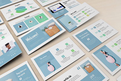 Neolit - Modern Powerpoint Template abstract business presentation clean lookbook minimal pitchdeck powerpoint template proposal simple slides
