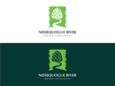 Nissequogue River Logo branding brewery logo brewing brewing company creative design drink logo flat food logo icon illustration illustrator logo minimal vector