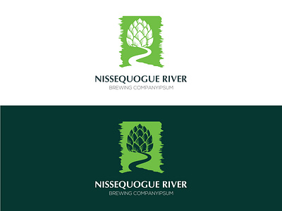 Nissequogue River Logo branding brewery logo brewing brewing company creative design drink logo flat food logo icon illustration illustrator logo minimal vector