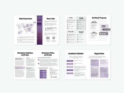 Pages from a recent university guidebook project college collegiate design ebook ebook design ebook layout illustration layoutdesign university