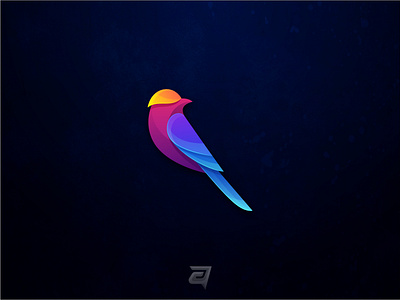 Bird Colorful animal awesome bird branding colorful design gradient icon illustration logo modern simple vector