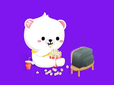 Bear mascot design bear branding cartoon illustration