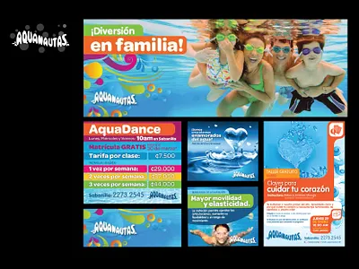 Aquanautas branding design socialmedia