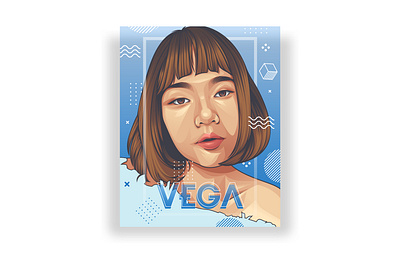 Vector Portrait Illustration art artwork design digital art digital illustration digitalart illustration illustrator portrait portrait illustration vector