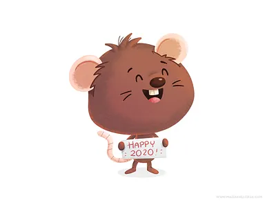 Rat book illustration character children cuteart cutesy illustration ipadpro kidlitart kids mexico procreate rat