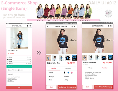 Daily UI 012 E commerce Single Item daily 100 challenge daily ui daily012 dailyui dailyui 012 dailyuichallenge design e commerce app e commerce design e commerce shop redesign single item ui ux