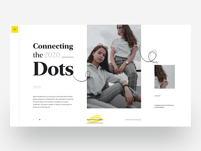 Connecting the Dots :: Layout Exploration banner blog business clean creative fashion grid hero header landing page layout layouts magazine minimal navigation product design tab tranmautritam typography ui design web design