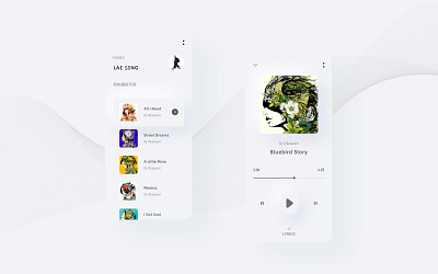 MUSIC APP app branding design flat game store icon illustration typography ui web