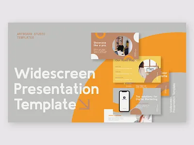 Widescreen Presentation brand branding design font google inspiration keynote minimal mockup powerpoint powerpoint template presentation presentation template slide slideshow typography ui ux web widescreen