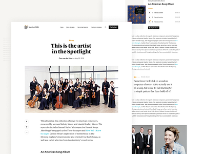 NativeDSD - Blog Detail article audio blog detail blog website classical music design music platform news premium