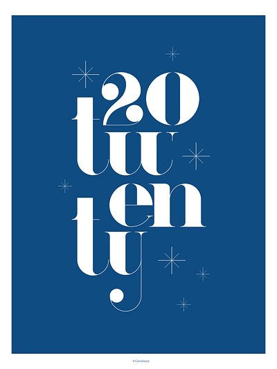 2020 NY serif 2020 blue classic color design graphic design pantone serif typography