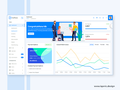 Sofbox - Admin Dashboard Template admin dashboard admin dashboard design admin dashboard template admin design admin panel admin template admin theme uidesign website design