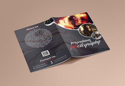 Bifold Brochure design branding design illustration logo typography