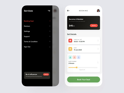 Restaurant App I 2 app app concept app design appdesign2020 appinspiration best design design design 2020 foo delivery app food app mansurul haque mobile app layout mobile application modern app design product design restaurant app ui uidesign uiuxdesign uxdesign