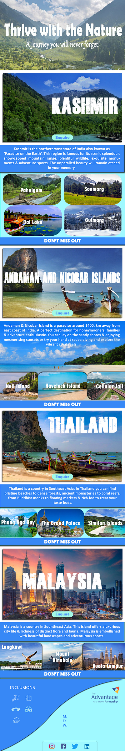 Travel Destinations blue branding colorful art design icon illustration logo ui vector web
