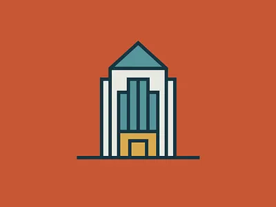 Minimal Skyscraper architecture branding building design icon illustration logo logo design skyscraper vector