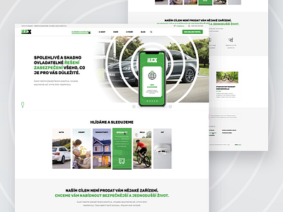 Rex Webdesign - UX / UI critical works gps monitoring rex security tracking webdesign