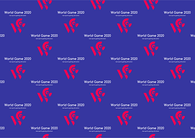 World Game 2020 design icon illustration logo typography