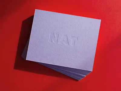 Blind Deboss Stationery geometric lavender letterpress letterpressed logo minimal minimalist personal branding red stationery subtle