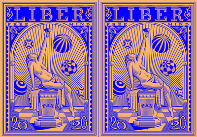 2020 illustration stamp