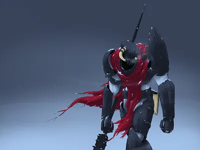 Winter Heirophant character concept concept art demon illustration procreate snow winter