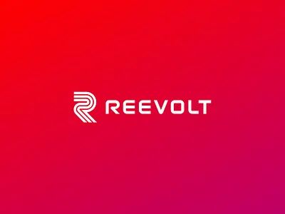 Reevolt Logo brand branding burr gradient icon ink kevin logo logotype mark ocular typogaphy