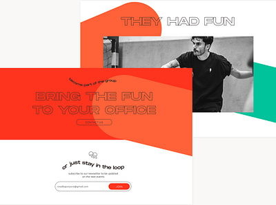 Homepage Pong Crunch brand design brand identity branding design pingpong sport startup table tennis ui ux webdesign website