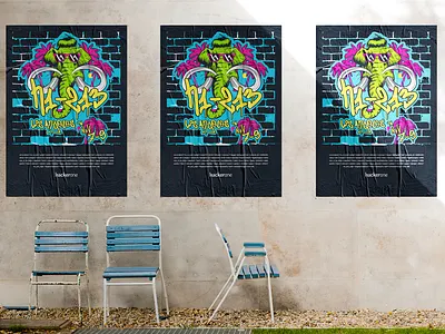 Hackerone H1-213 Live Hacking Poster branding poster screenprint