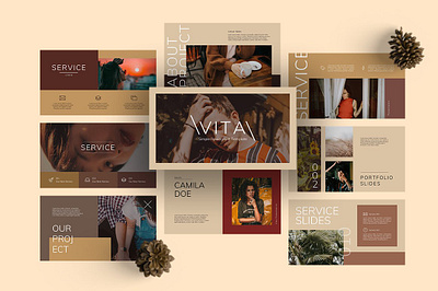 Vita Vintage Powerpoint business clean creative development elegant minimal modern powerpoint powerpoint design powerpoint presentation powerpoint template powerpoint templates professional simple template templates unique vintage web design website