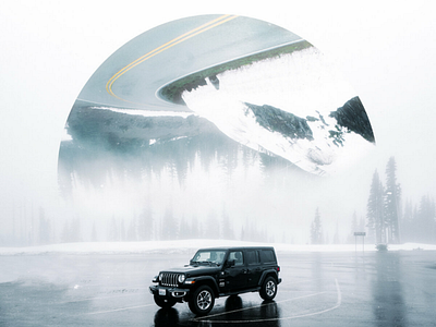 The Open Road Awaits car design graphic design national park photo washington