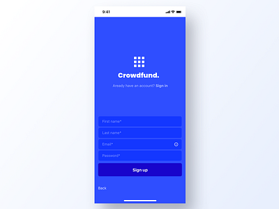 093 Splash Screen app dailyui design flat grid interface log in logo minimal minimalism minimalist logo splash splash screen splashpage ui ux