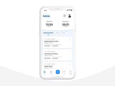 Chatbot for Bank CRM adobe xd artificial intelligence bank banking brazil brb chatbot chatbots crm customer support finance ui ux