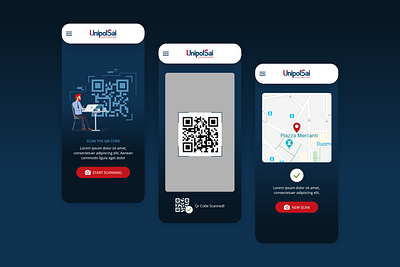 QR Code App app app concept app design app ui design illustration qr qr code scanning ui ui deisgn ui desgin vector