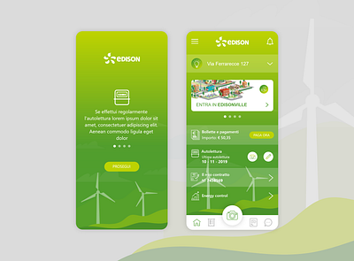 Power and Gas App app app design app ui design energy gas gasoline homepage onboarding power power and gas self report ui deisgn ui desgin