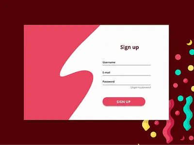 Daily UI Sign Up Page dailyui design ui web
